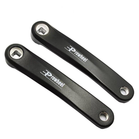 Ebike Crank Arm Available in Square Hole,170MM Black Bike Crank Arm 2000W Electric Bike,Mid Mounted Motor,Torque(1 Pair)