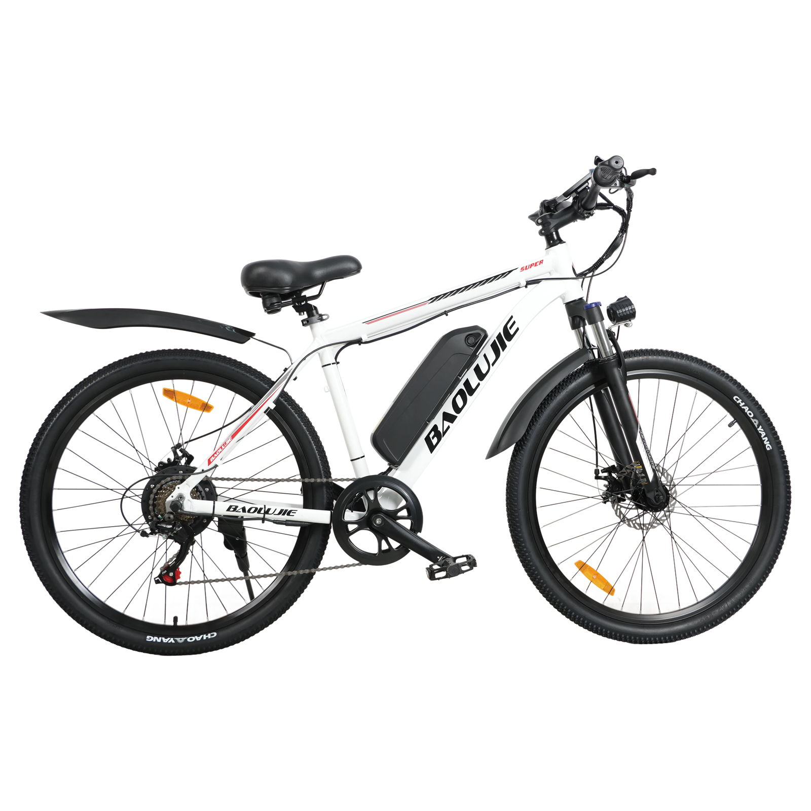 Poleejiek Adult Electric Mountain Bike with 1000W Motor & Front Suspension | 28 MPH, Shimano 7-Speed, 26" Tires