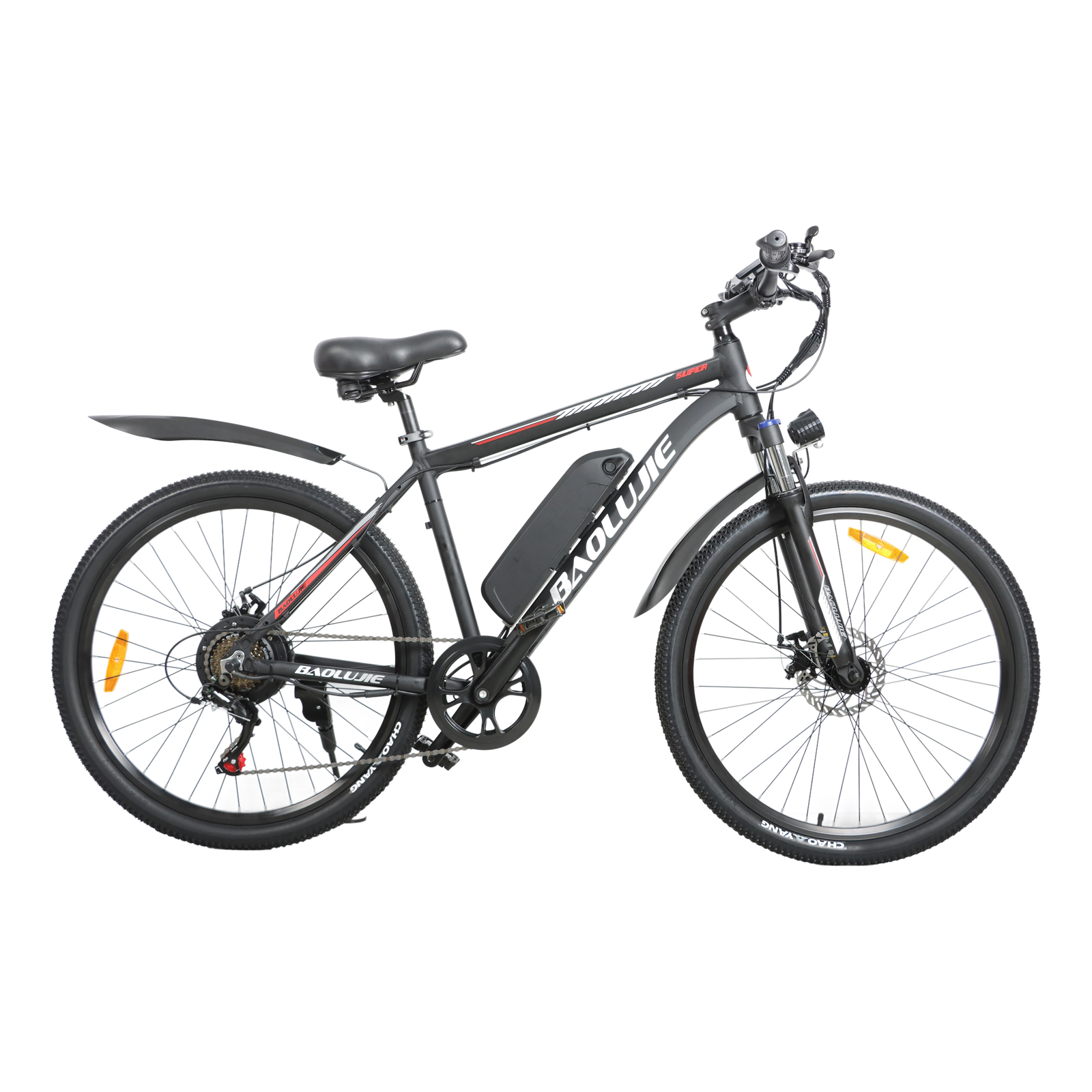 Poleejiek Adult Electric Mountain Bike with 1000W Motor & Front Suspension | 28 MPH, Shimano 7-Speed, 26" Tires