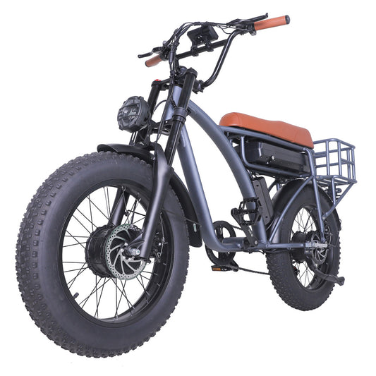 electric mountain snow bicycle